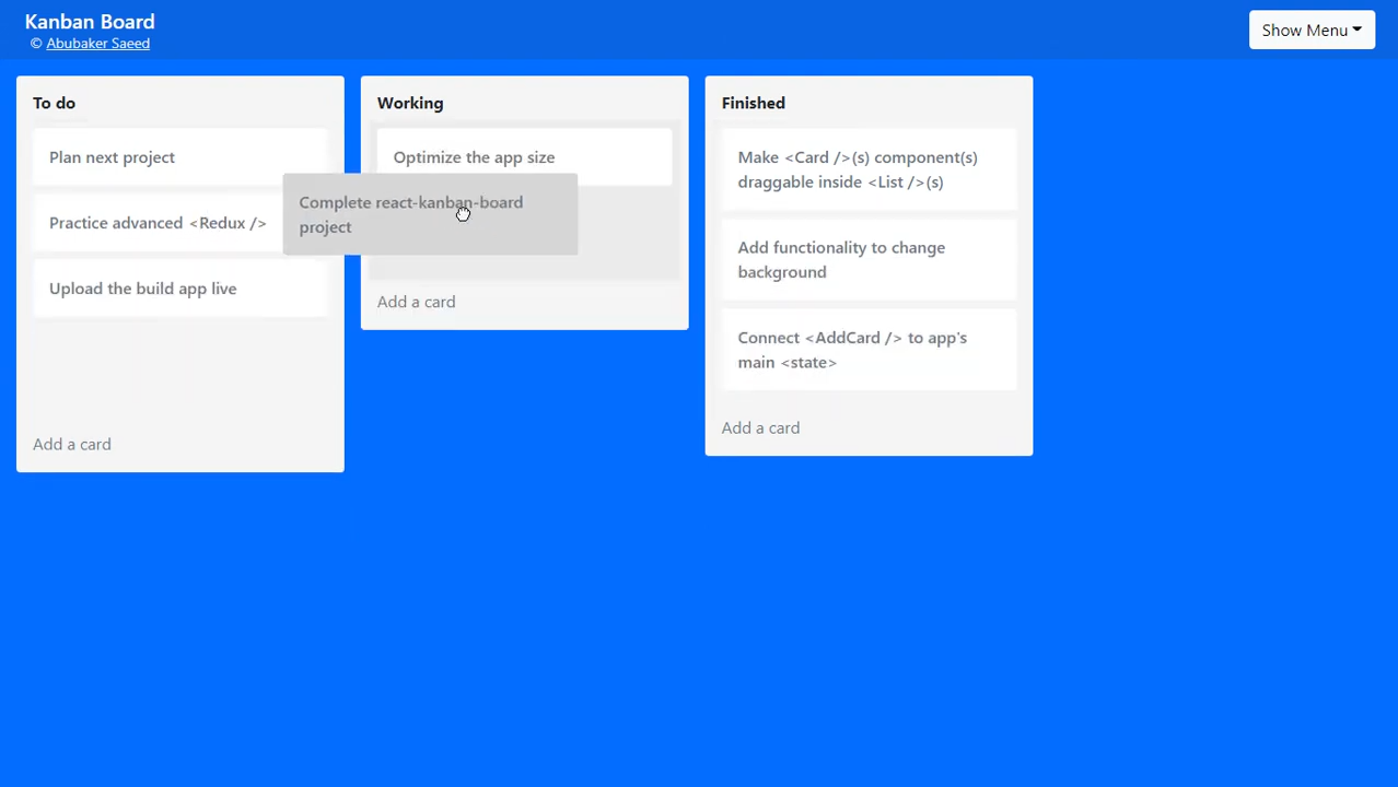 Kanban Board